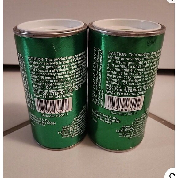 2X Royal Crown Depilatory Shaving Powder Lemon Lime Medium Strength NEW - Picture 3 of 3